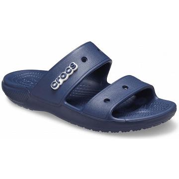 Chanclas Crocs Classic Sandal Hombre Azul Marino | Mexico 1295XYUF